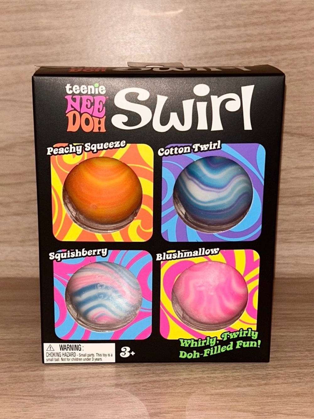 Needoh Teenie Swirl 4 Pack New